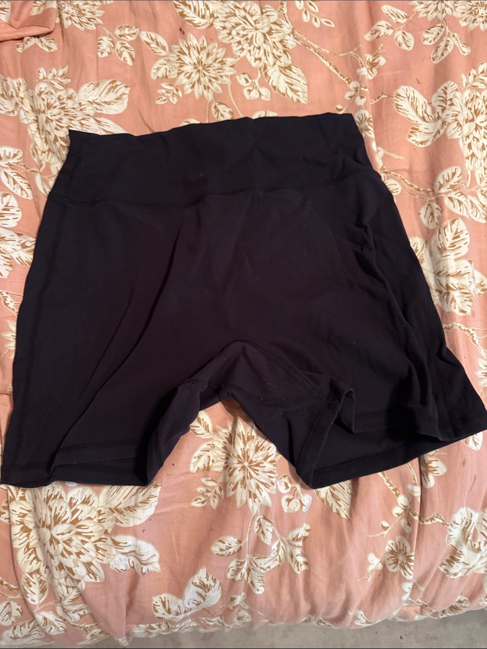 BuffBunny Black High-Rise Bike Shorts